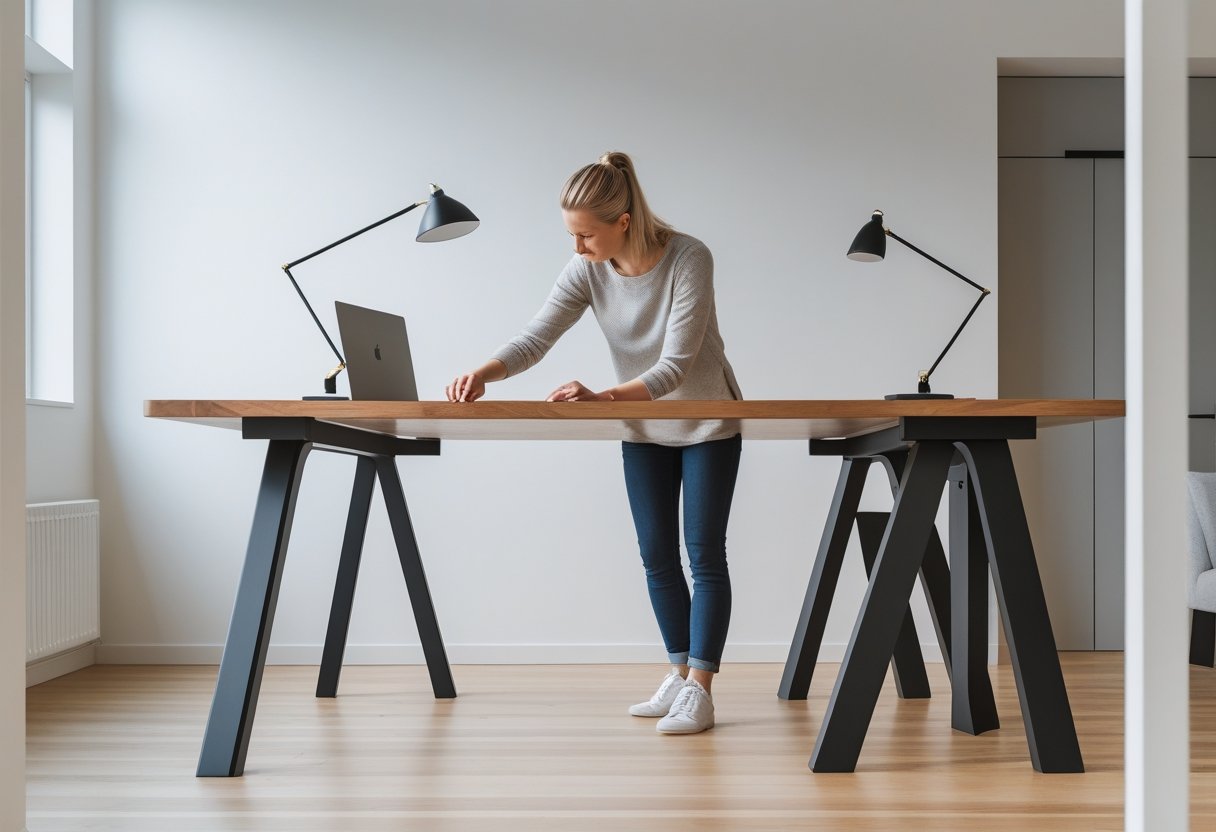 Sådan vælger du de bedste møbelben til skrivebordet